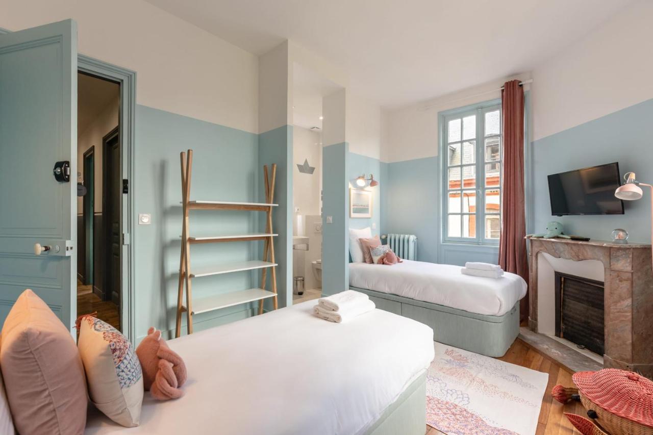 Villa Le Manoir Des Embruns 14P - Location N1- Terrace- Public Parking 2 Min Honfleur Esterno foto