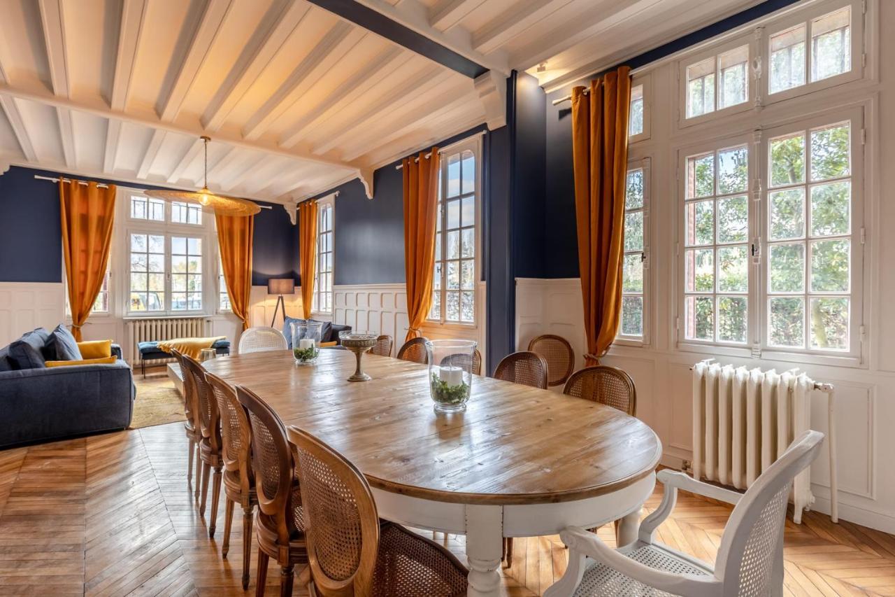 Villa Le Manoir Des Embruns 14P - Location N1- Terrace- Public Parking 2 Min Honfleur Esterno foto
